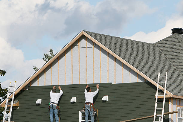 Professional Emergency Siding Repair technician working in Mineral, VA